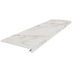Ступень клееная Kerama Marazzi Монте Тиберио серая светлая матовая 1195х330х9 мм