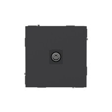 Розетка телевизионная DKC Kant встраиваемая черный уголь (7012503DIY)