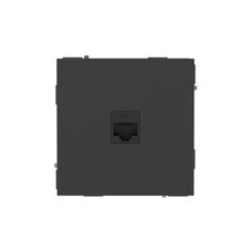 Розетка компьютерная DKC Kant встраиваемая черный уголь RJ45 (7012663DIY)
