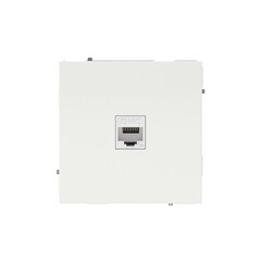 Розетка компьютерная DKC Kant встраиваемая белая магнолия RJ45 (7000663DIY)
