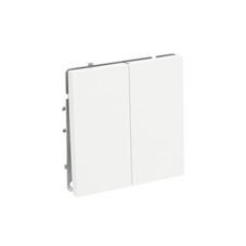 Выключатель DKC Kant двухклавишный встраиваемый белая магнолия (7000104DIY)