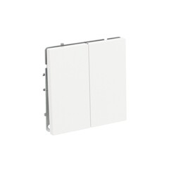 Выключатель DKC Kant двухклавишный встраиваемый белая магнолия (7000104DIY)
