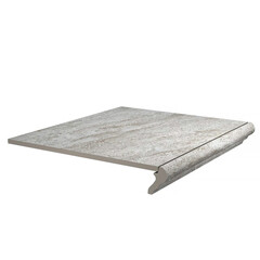 Ступень фронтальная Kerama Marazzi Терраса серая противоскользящая 402х300х8 мм