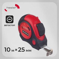 Рулетка Hesler с автостопом 10 м x 25 мм
