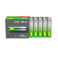 Батарейка GP Batteries Super Алкалин AAA мизинчиковая LR03 1,5 В (30 шт.) (GP 24AA21-2CRSWC30)
