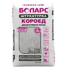 Штукатурка декоративная Боларс Короед 2,5 мм 25 кг