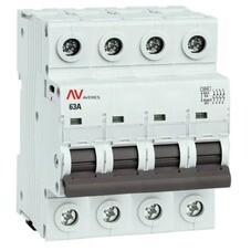 Выключатель нагрузки EKF Averes AVN 4Р 63А 400 В на DIN-рейку (avn-4-63-av)