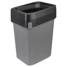Контейнер для мусора Econova Smart Bin Pro 25 л полипропилен серый