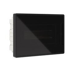 Щит распределительный встраиваемый DKC Frame ЩРВ-П пластиковый IP40 224х312х100 мм 12 модулей черная дверь (F12B1BDDIY)