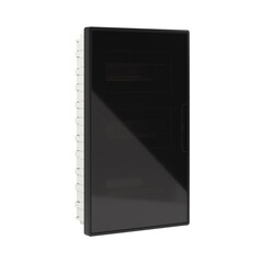 Щит распределительный встраиваемый DKC Frame ЩРВ-П пластиковый IP40 529х312х100 мм 36 модулей черная дверь (F36B1BDDIY)