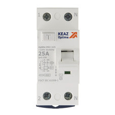 УЗО КЭАЗ DM63 OptiDin 25А 1P+N тип AC 30 мА 4,5 кА (343888)