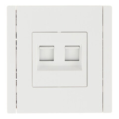 Розетка компьютерная IEK Forte&Piano FP233 встраиваемая белая 2хRJ45 (FP-K20-1-K01)