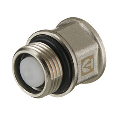 Клапан отсекающий Valtec 1/2 НР(ш) х 1/2 ВР(г) для монтажа и демонтажа воздухоотводчика (VT.539.NO.04)