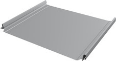 Кликфальц 0,45 мм Grand Line Pro с пленкой на замках сигнально-серый RAL 7004 drap TX