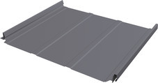 Кликфальц 0,45 мм Grand Line Pro Line с пленкой на замках сигнально-серый RAL 7004 drap TX