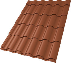 Металлочерепица 0,5 мм Grand Line Кредо терракота RAL 8004 satin matt TX