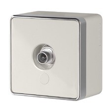 Розетка телевизионная Werkel Gallant накладная слоновая кость (W5083003)