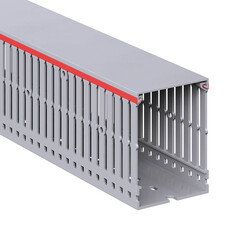 Кабель-канал перфорированный DKC RL6 60х80 мм серый 2 м (01128RLDIY)