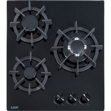 Варочная панель газовая Lauf PG-454BL 3 конфорки черная