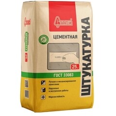 Штукатурка цементная Старатели базовая 25 кг