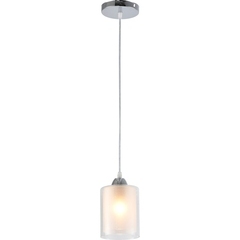 Светильник подвесной Schaffner Inverno E27 60 Вт 3 кв.м хром IP20 (4065-1П)