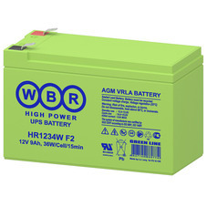 Аккумулятор WBR 12 В 9 Ач (HR1234W F2)