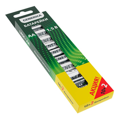Батарейка Generica Alkaline пальчиковый LR6 1,5 В (12 шт.) (ABT-LR06-ST-B12-G/4946)