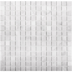 Мозаика Starmosaic Wild Stone белая из натурального камня 305х305х4 мм полированная