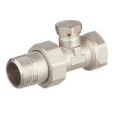 Клапан запорный Valtec 3/4 НР(ш) х 3/4 ВР(г) для радиатора (VT.020.N.05)