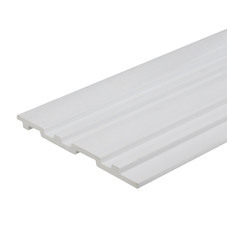 Панель декоративная из экополимера 3D 120х2700х9 мм Grace Rail East белая 0,32 кв.м