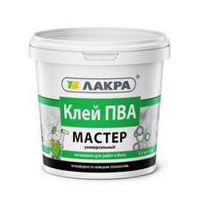 Клей ПВА Лакра Мастер универсальный 0,9 кг