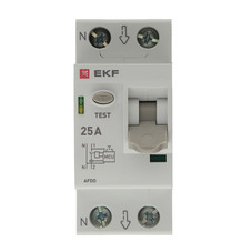 Устройство защиты от дугового пробоя EKF PROxima 25-pro 2P 25А 230 В на DIN-рейку (afdd-2-25-pro)