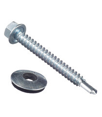 Саморезы кровельные с буром 51х5,5 мм металл-металл оцинкованные (180 шт.) - фото 3