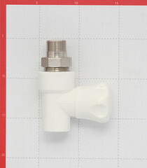 Клапан полипропиленовый Valtec 25 мм х 3/4 НР(ш) для радиатора с американкой (VTp.717.V.02505) - фото 5