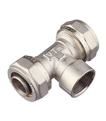 Тройник VALTEC (VTm.332.N.320632) 32 обж(ц) х 1 ВР(г) х 32 обж(ц) - фото 1