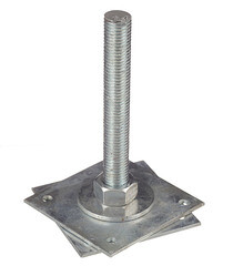 Изображение товара Анкер регулировочный оцинкованный М24 h200 120х120х4 мм