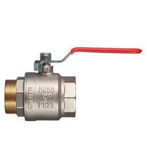 Кран шаровой латунный Valtec Base 2 ВР(г) х 2 НР(ш) ручка прямой (VT.215.N.09) - фото 2