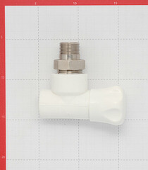 Клапан полипропиленовый Valtec 25 мм х 3/4 НР(ш) для радиатора с американкой угловой (VTp.718.V.02505) - фото 5