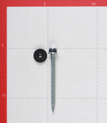 Саморезы кровельные с буром 60х4,8 мм металл-дерево оцинкованные (200 шт.) - фото 2