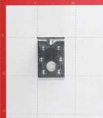 Уголок крепежный усиленный оцинкованный 50x50x35x2.5 мм - фото 2