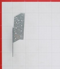 Держатель балки левый оцинкованный 170х40х40х2 мм - фото 3