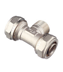 Тройник VALTEC (VTm.333.N.320632) 32 обж(ц) х 1 НР(ш) х 32 обж(ц) - фото 6