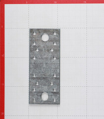 Пластина крепежная оцинкованная 130х53х2.0 мм - фото 3