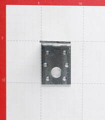 Уголок крепежный оцинкованный 50х50х35х2.5 мм - фото 2