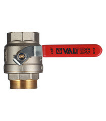 Кран шаровой латунный Valtec Base 2 ВР(г) х 2 НР(ш) ручка прямой (VT.215.N.09) - фото 6
