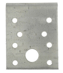 Уголок крепежный оцинкованный 70х70х55х2.5 мм - фото 2