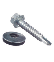 Саморезы кровельные с буром 32х5,5 мм металл-металл оцинкованные (250 шт.) - фото 3