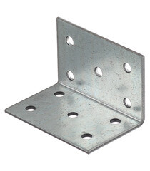 Уголок соединительный оцинкованный 40х40х60х2 мм - фото 1