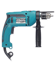 Дрель сетевая ударная Makita HP1640 680 Вт ключевой патрон - фото 3