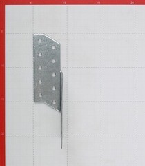 Держатель балки правый оцинкованный 170х40х40х2 мм - фото 3